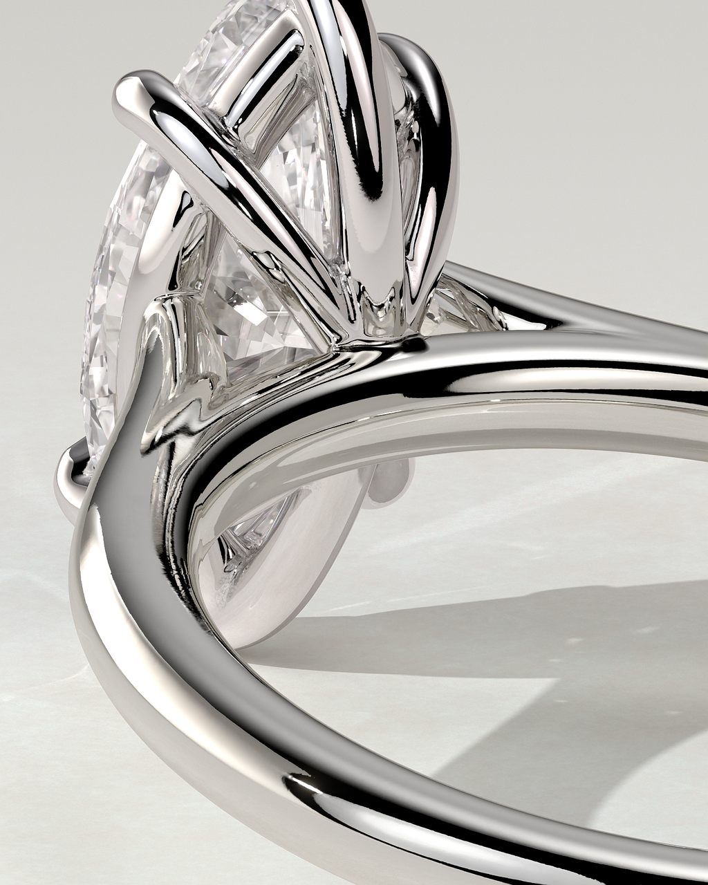 Leila Solitaire Marquise Ring