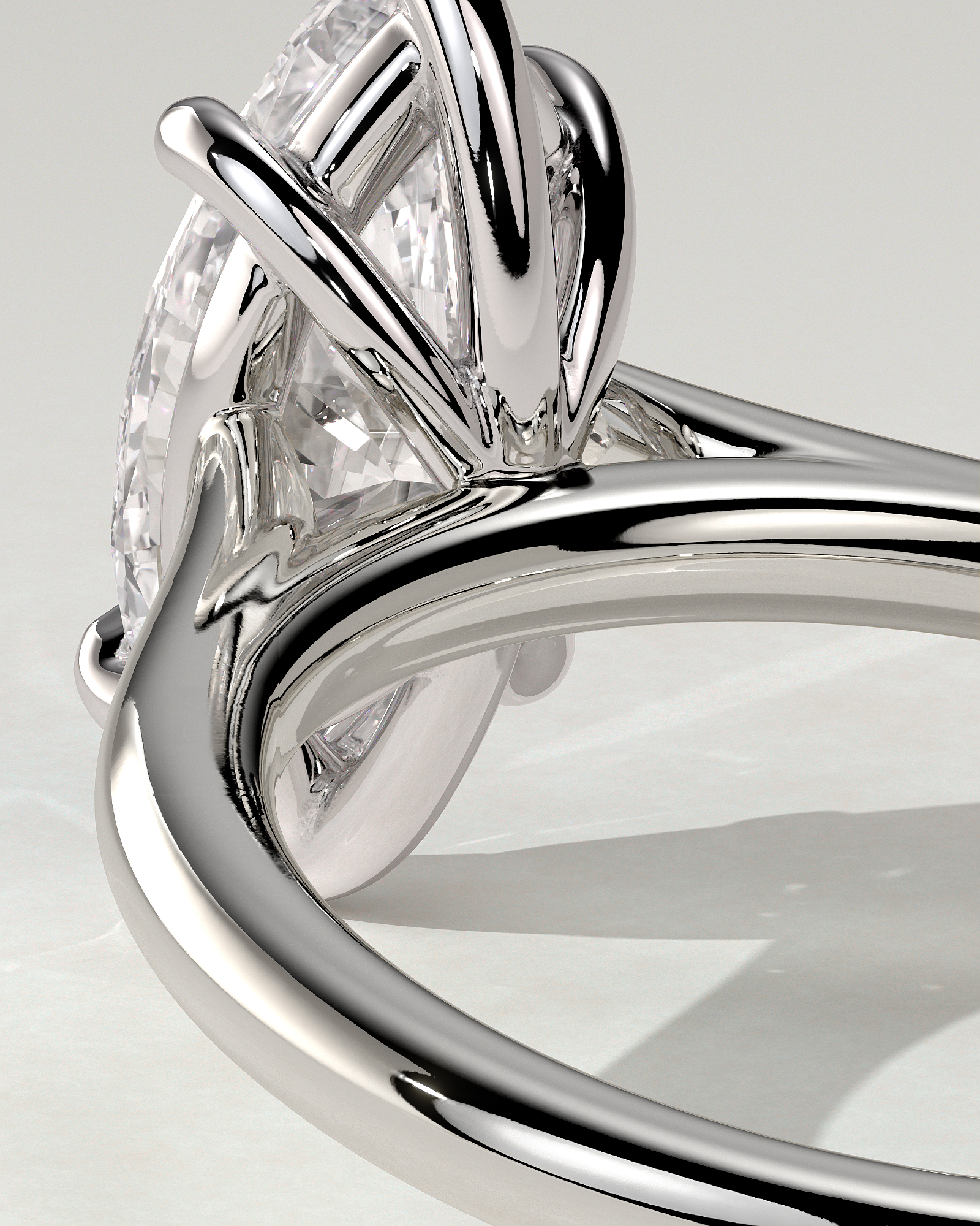 Leila Solitaire Marquise Ring