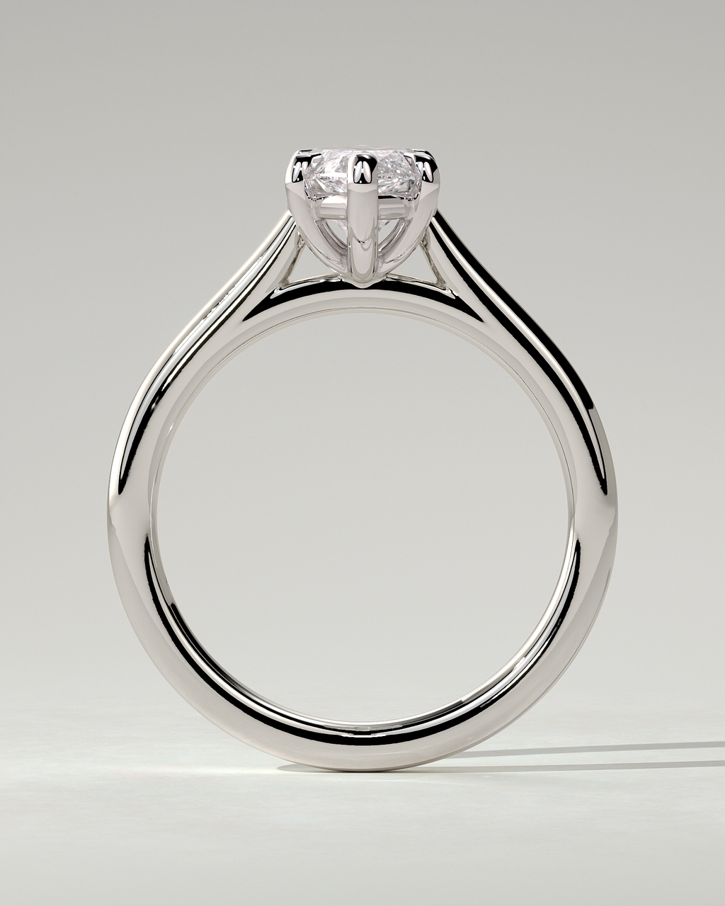 Leila Solitaire Marquise Ring