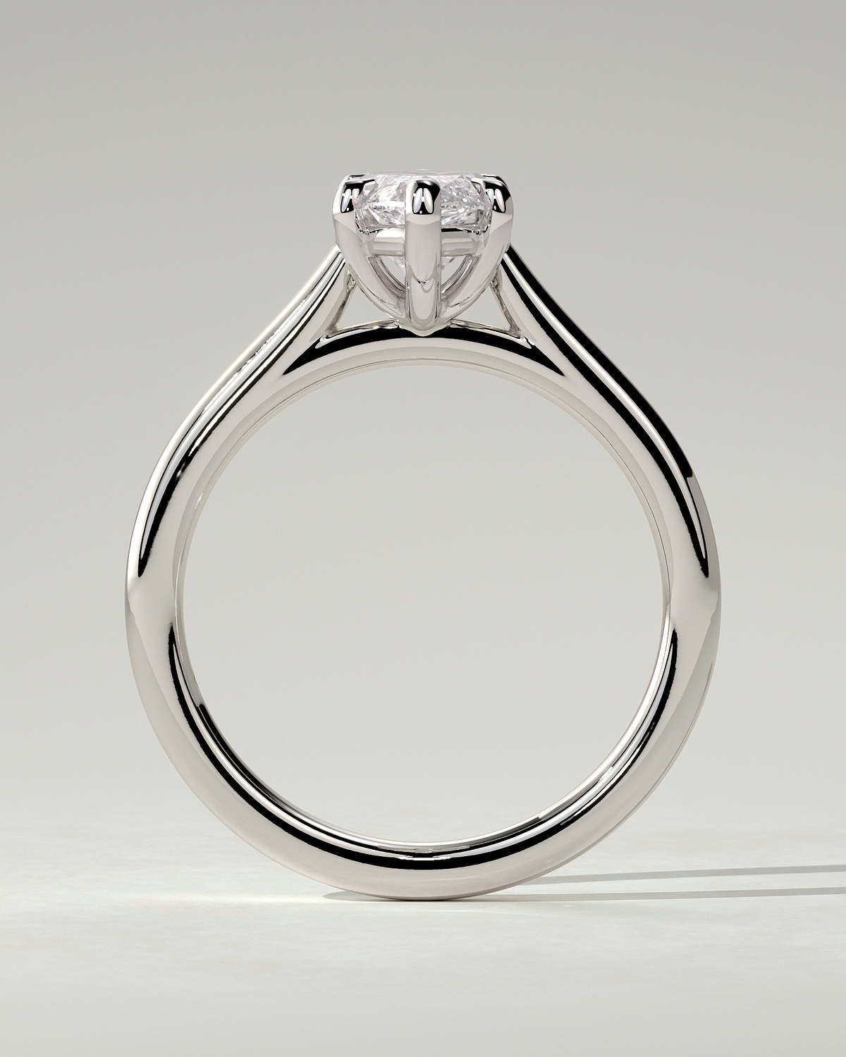 Leila Solitaire Marquise Ring