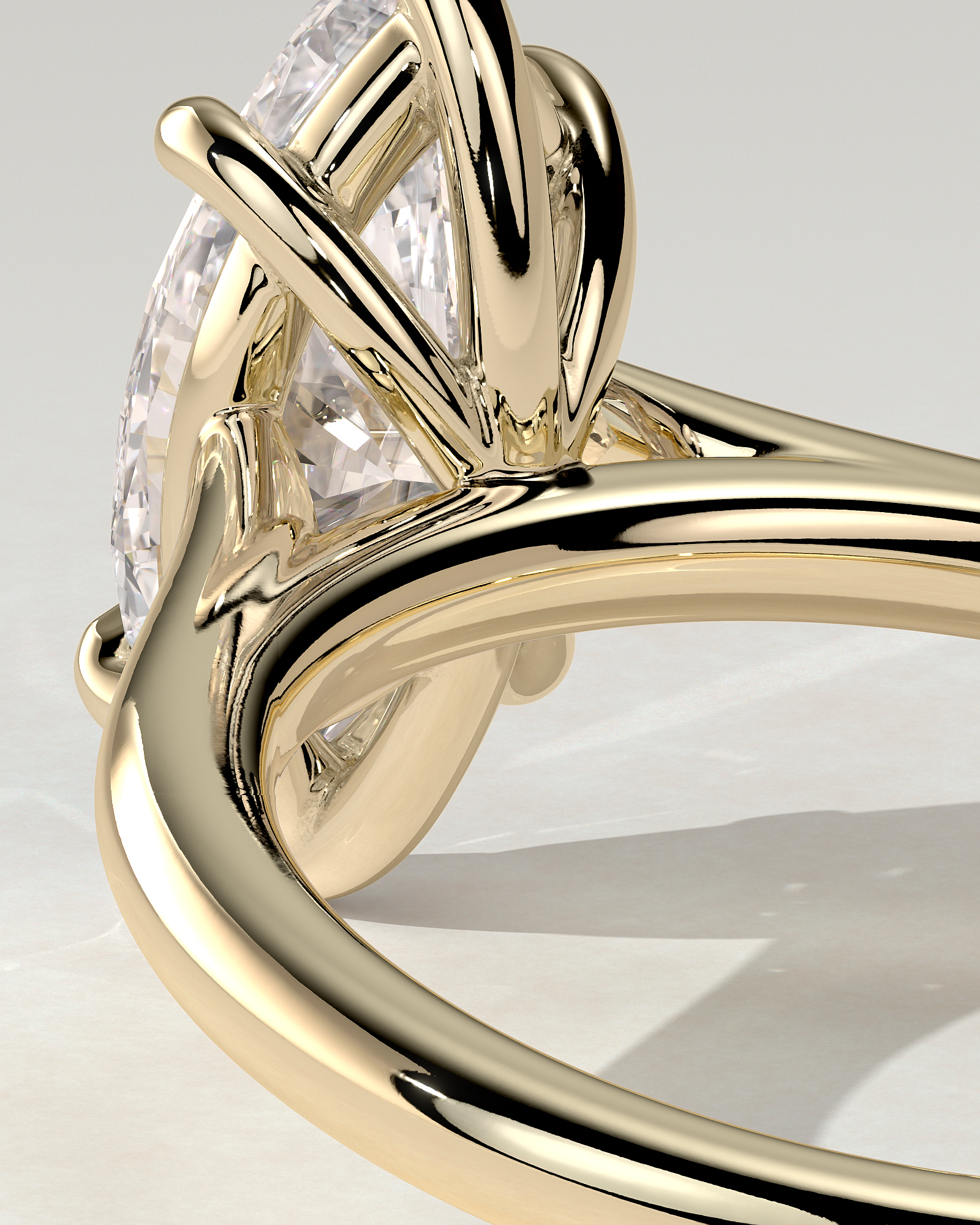 Leila Solitaire Marquise Ring