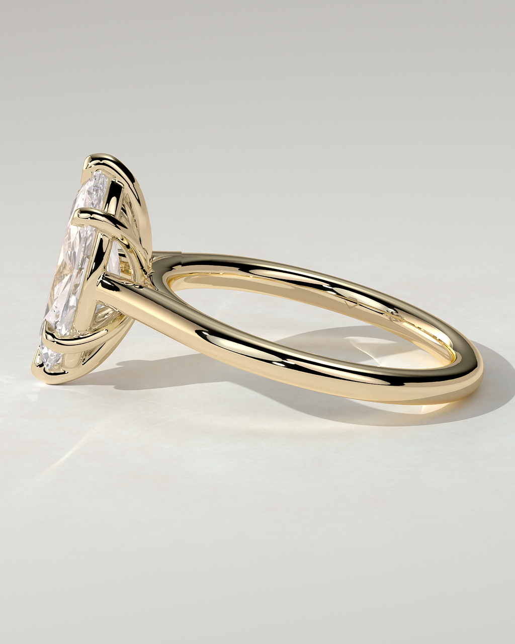 Leila Solitaire Marquise Ring