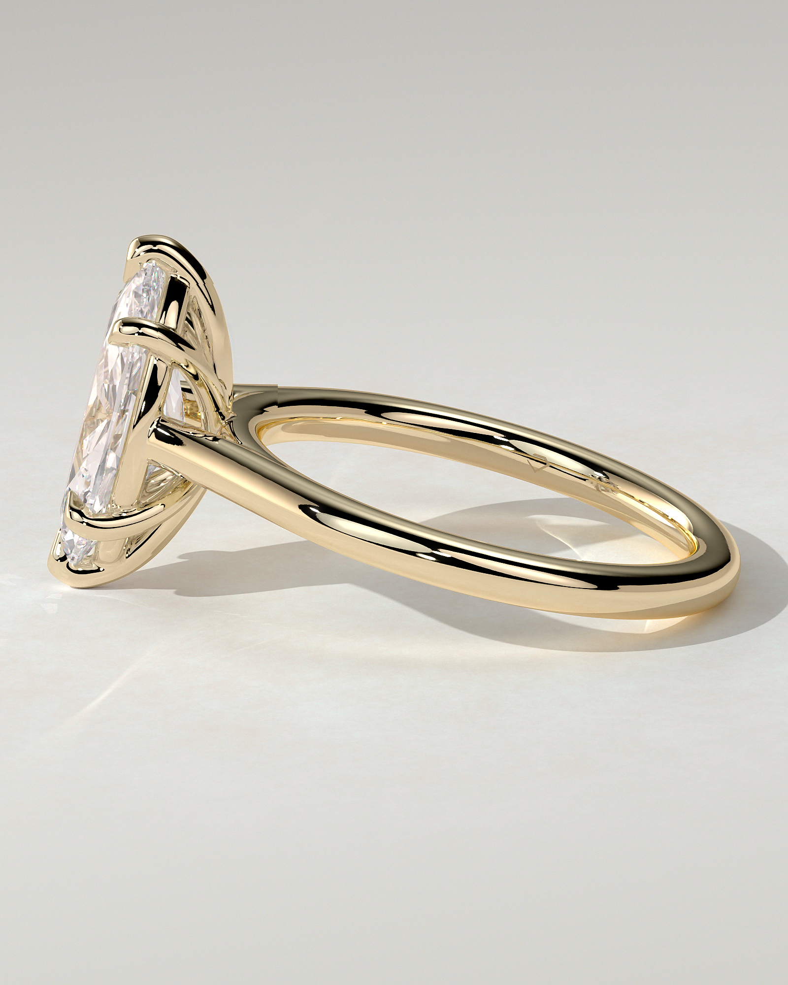 Leila Solitaire Marquise Ring