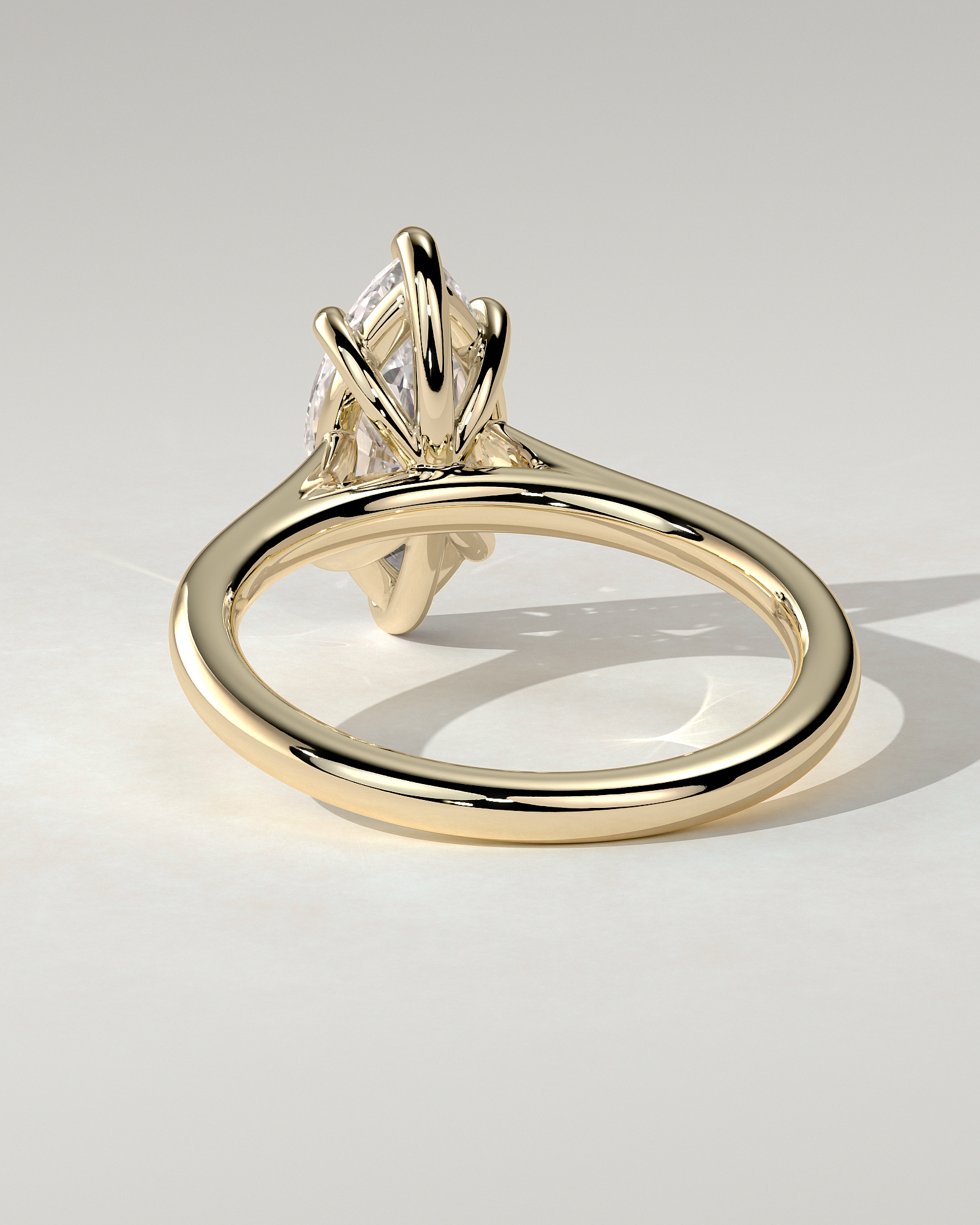Leila Solitaire Marquise Ring