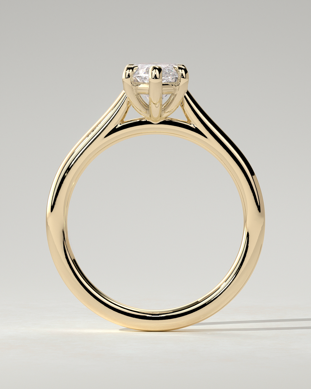 Leila Solitaire Marquise Ring