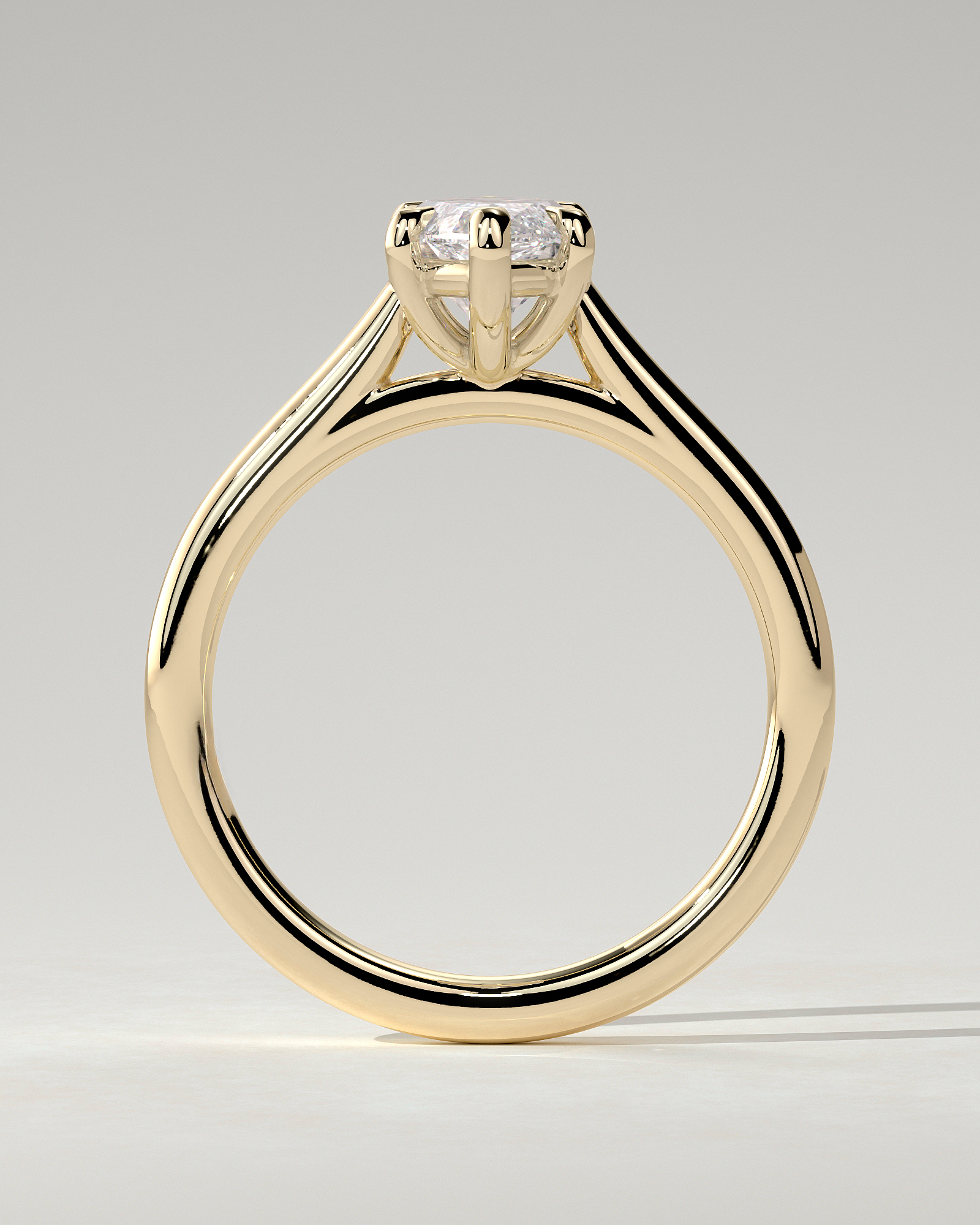 Leila Solitaire Marquise Ring