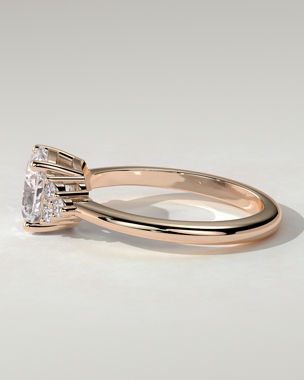 Lena Solitaire Cushion Ring