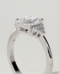 Lena Solitaire Cushion Ring