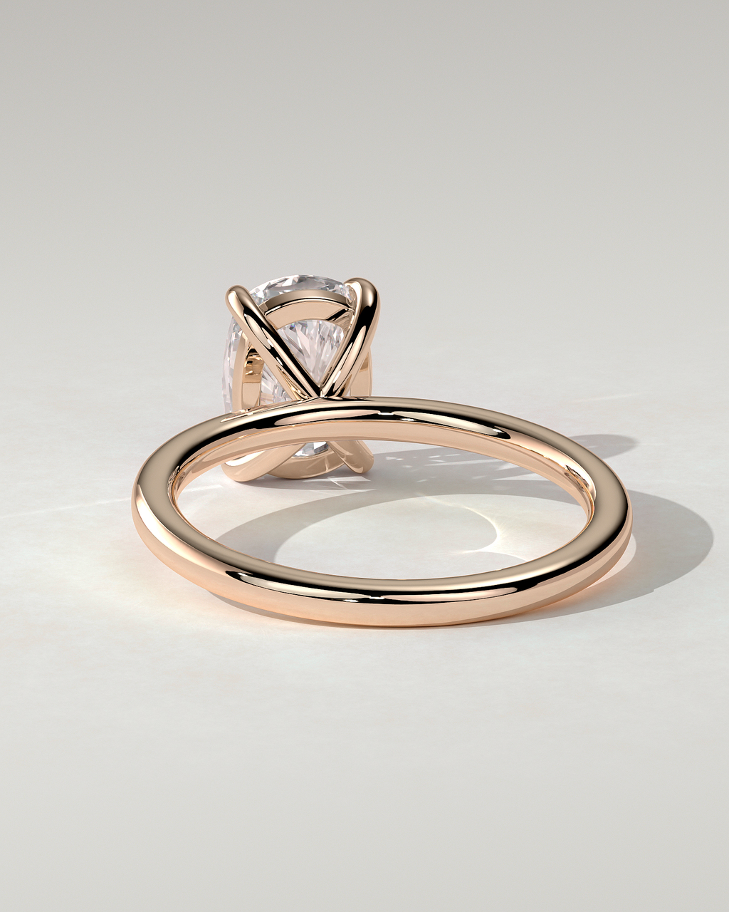 Leonora Solitaire Cushion Ring