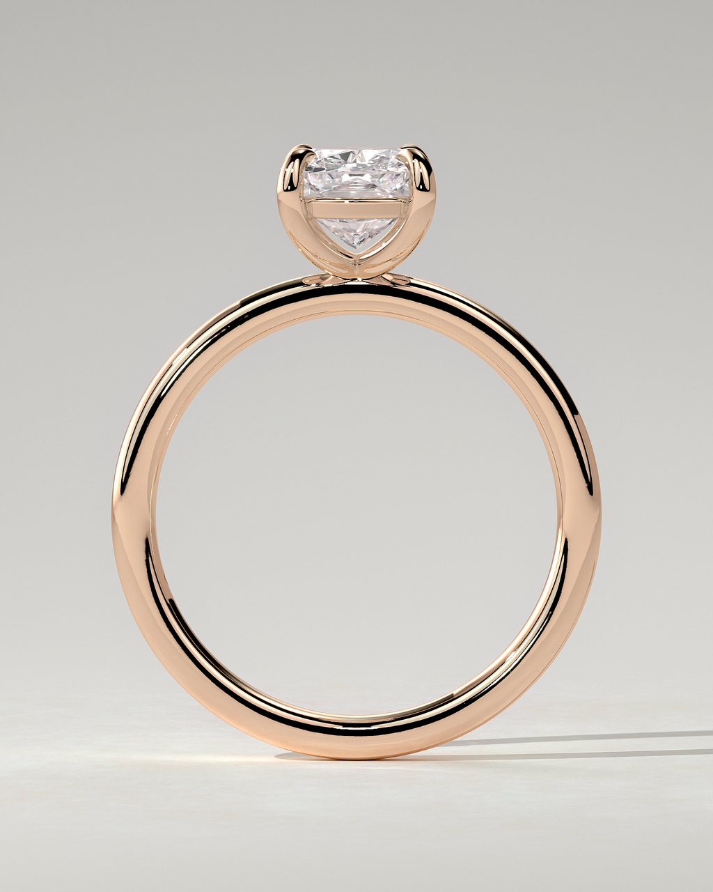 Leonora Solitaire Cushion Ring