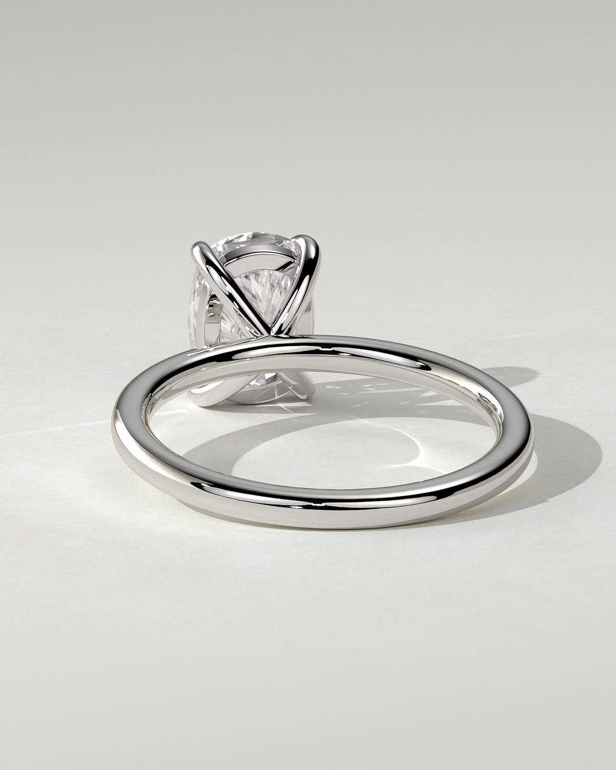 Leonora Solitaire Cushion Ring