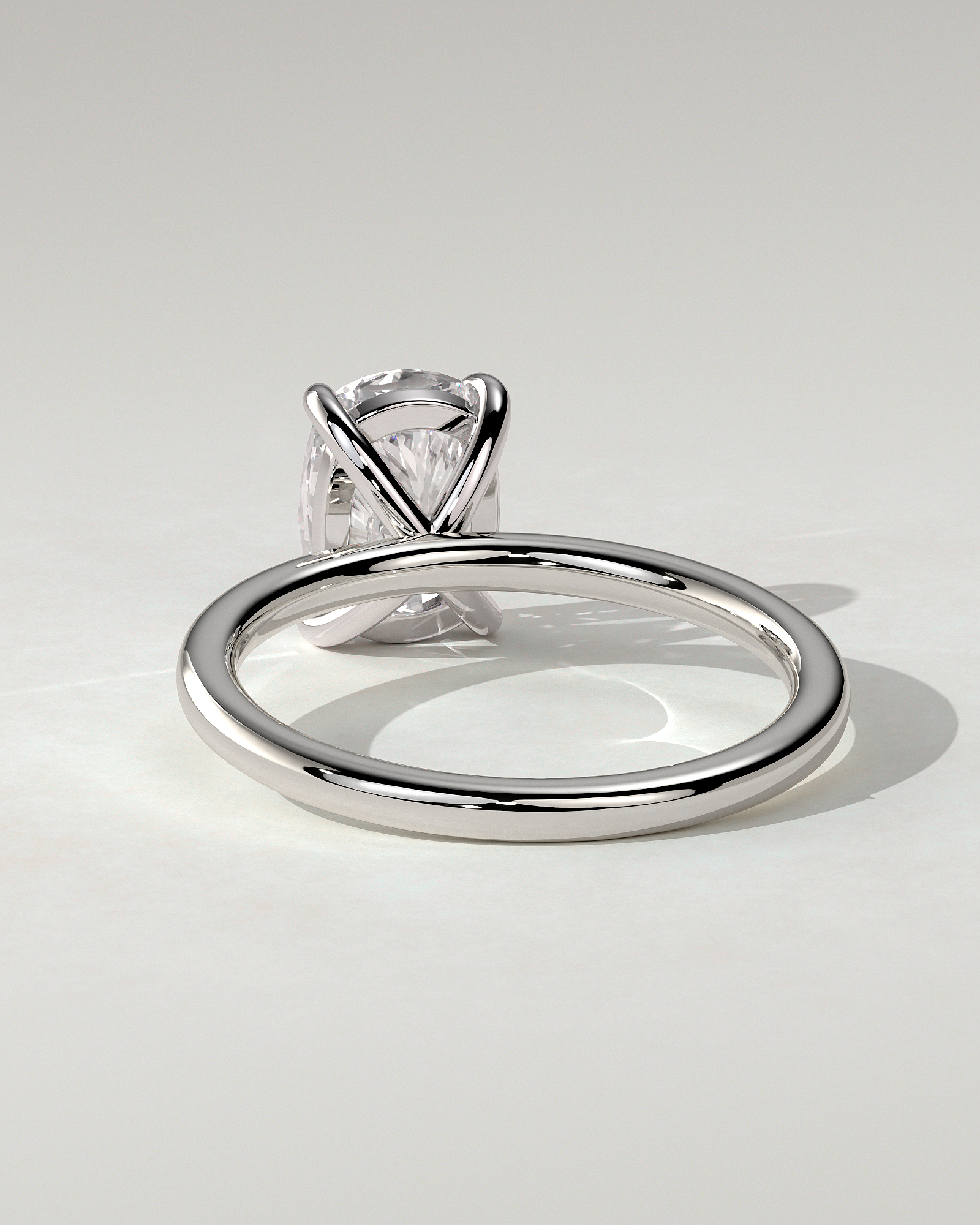 Leonora Solitaire Cushion Ring
