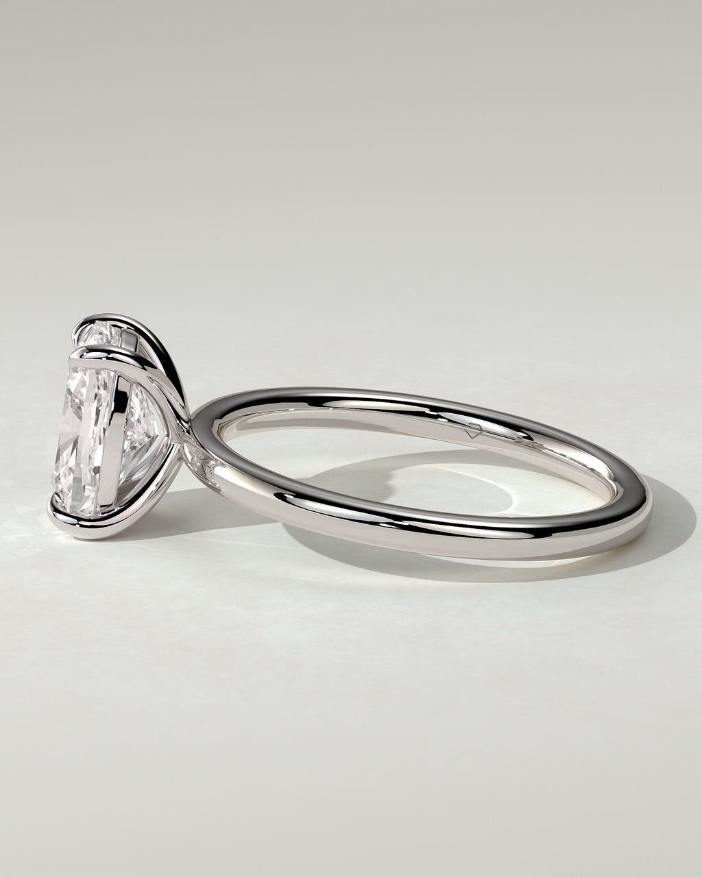 Leonora Solitaire Cushion Ring