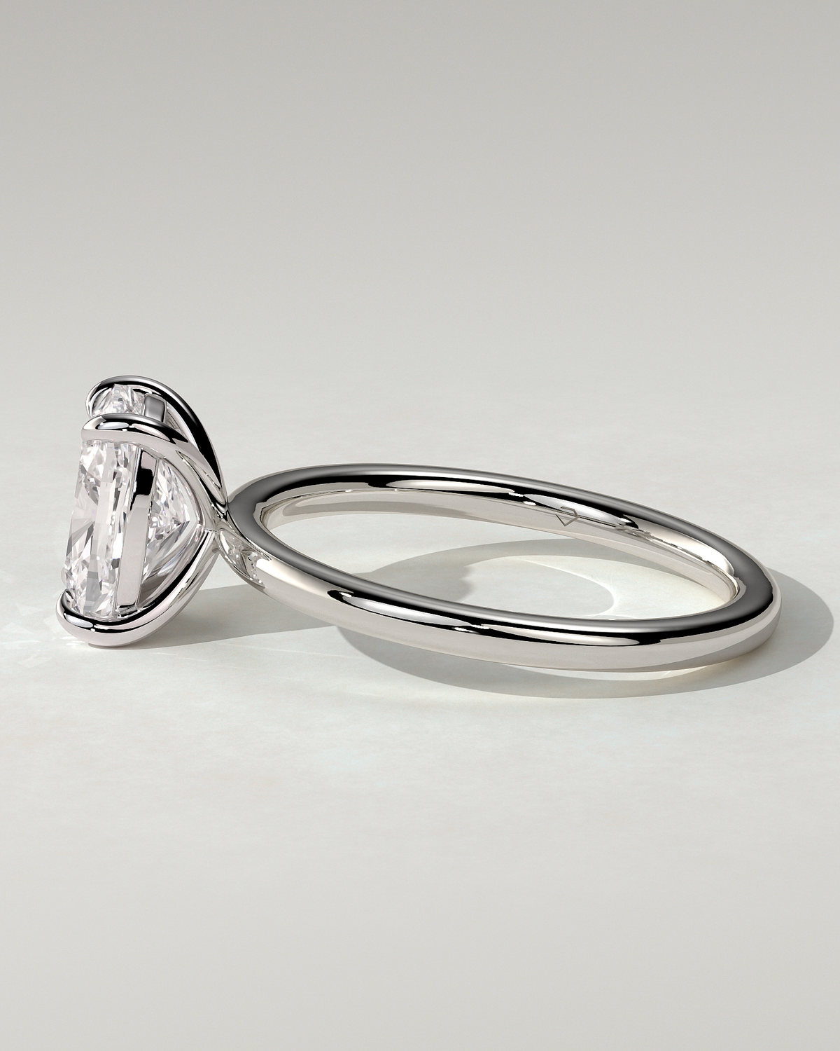 Leonora Solitaire Cushion Ring