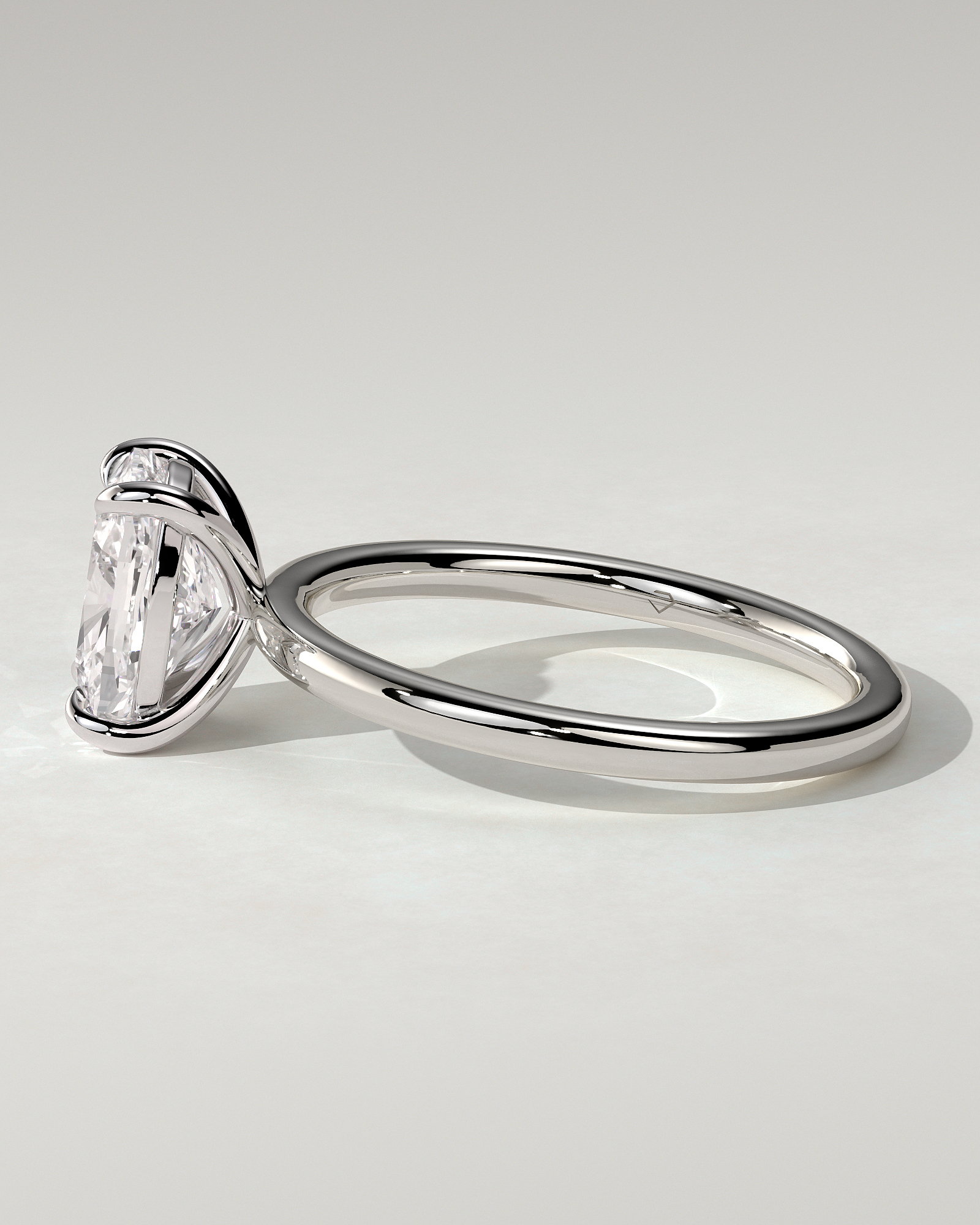 Leonora Solitaire Cushion Ring