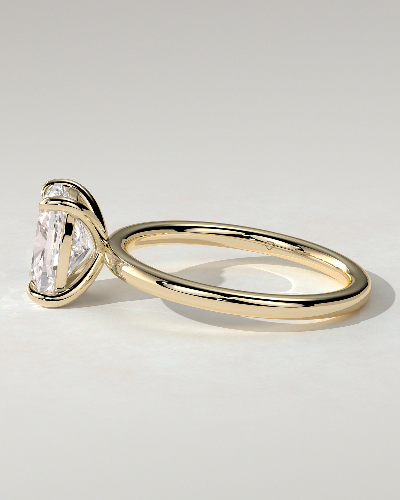 Leonora Solitaire Cushion Ring