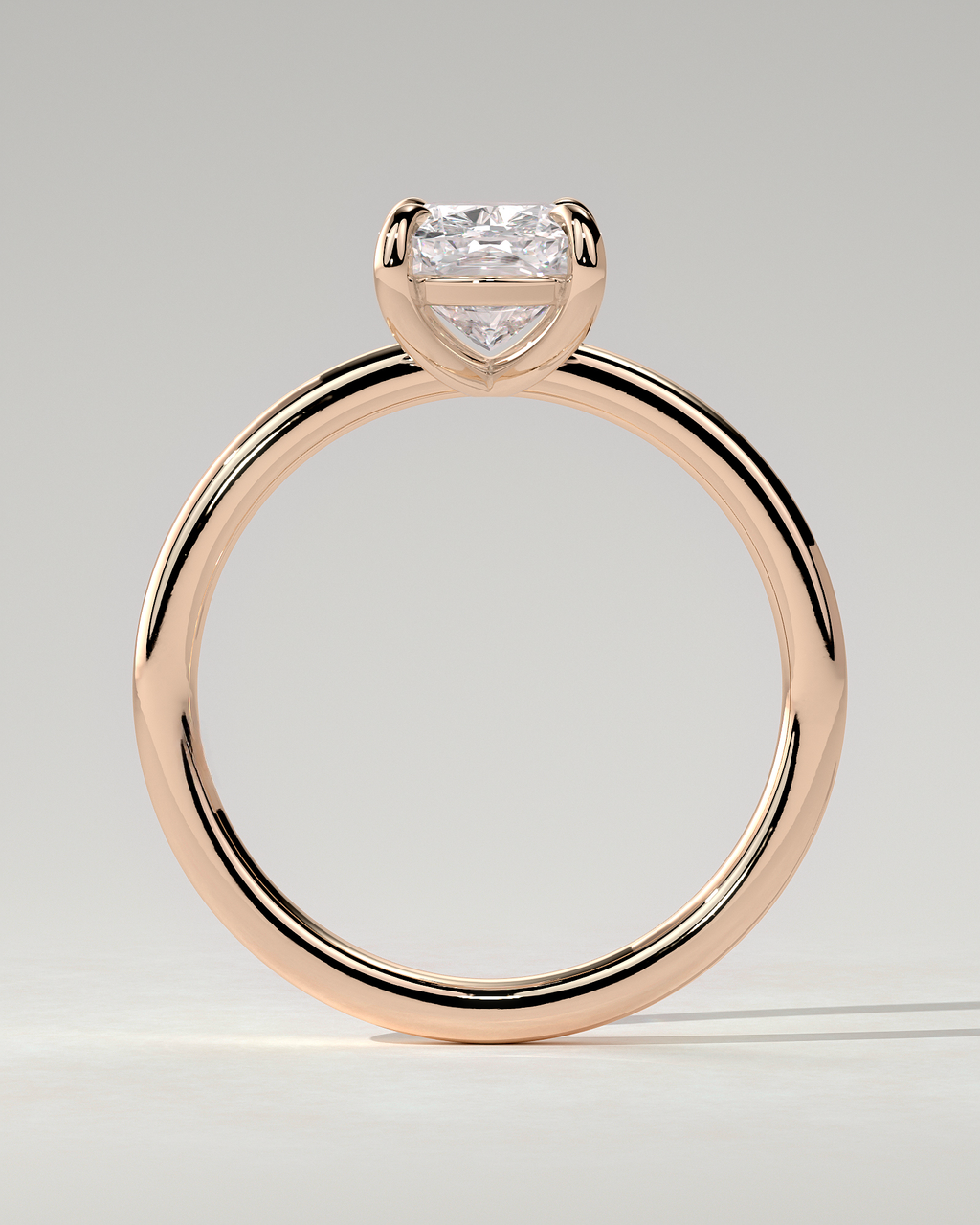 Leonora Solitaire Cushion Ring