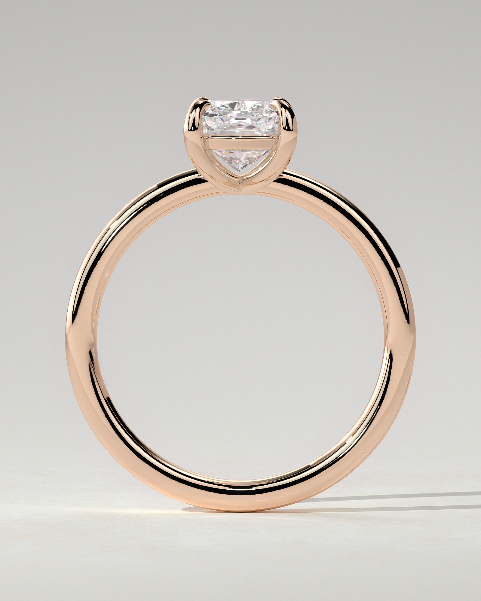 Leonora Solitaire Cushion Ring