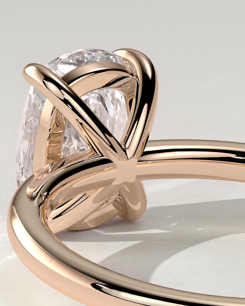 Leonora Solitaire Cushion Ring
