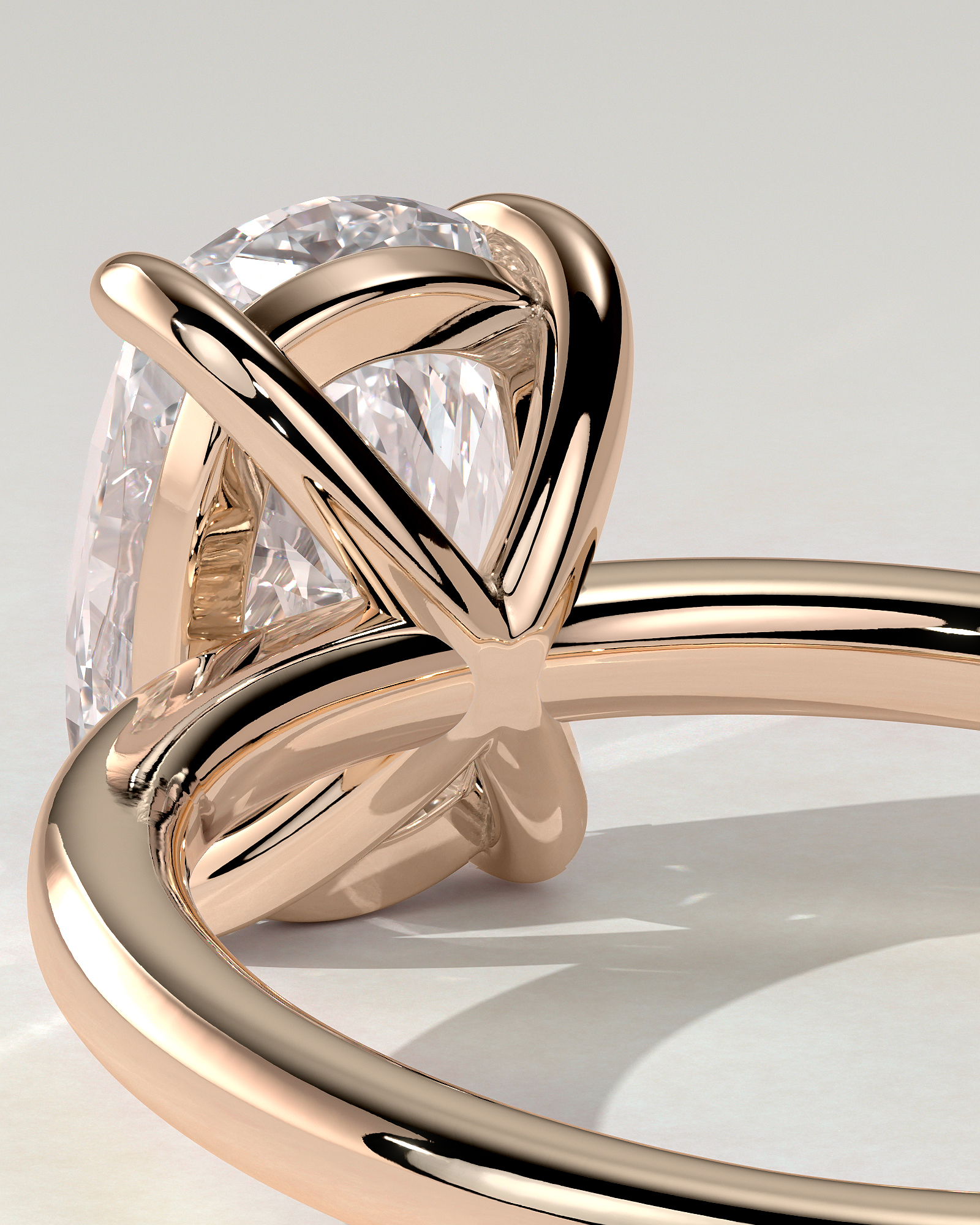 Leonora Solitaire Cushion Ring