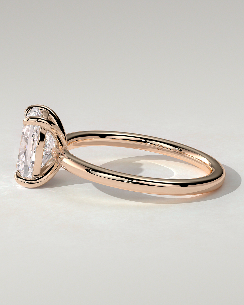 Leonora Solitaire Cushion Ring