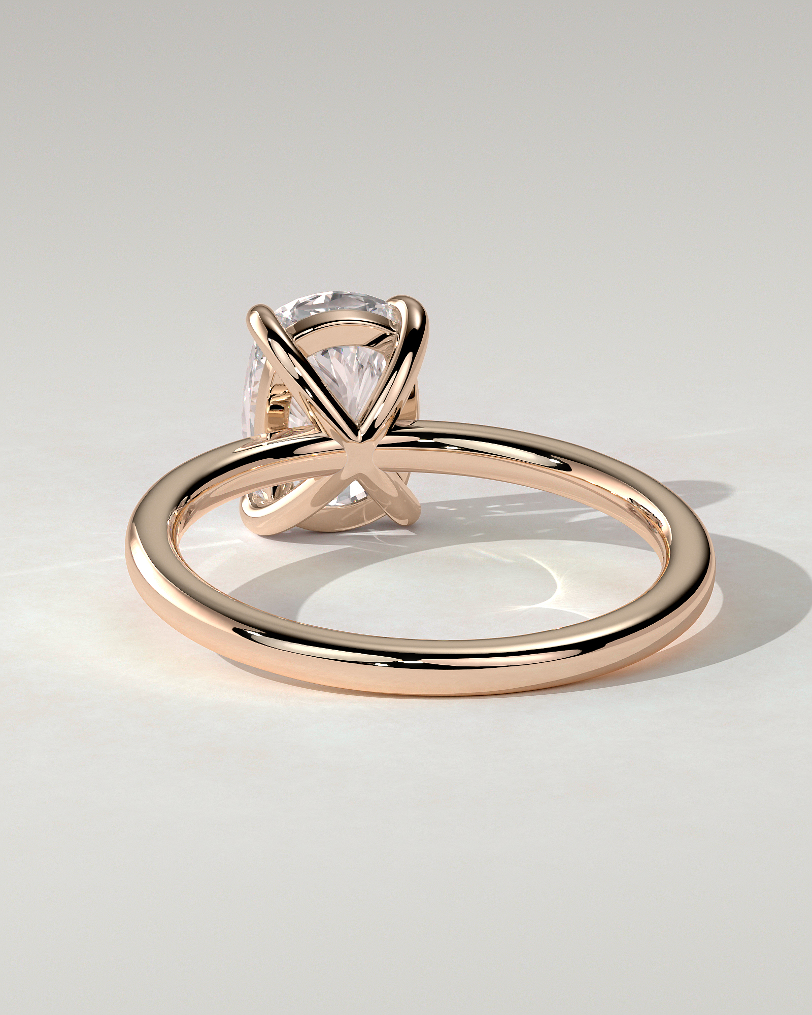 Leonora Solitaire Cushion Ring