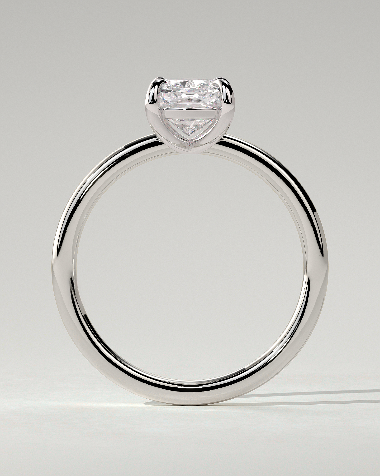 Leonora Solitaire Cushion Ring