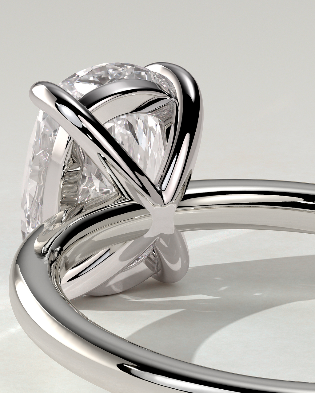Leonora Solitaire Cushion Ring