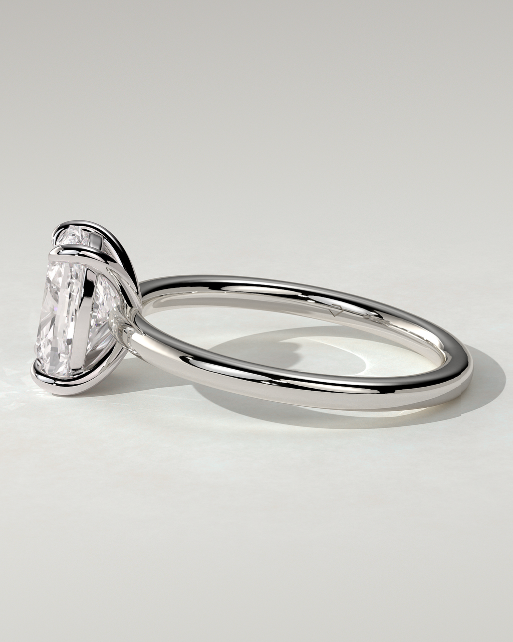 Leonora Solitaire Cushion Ring