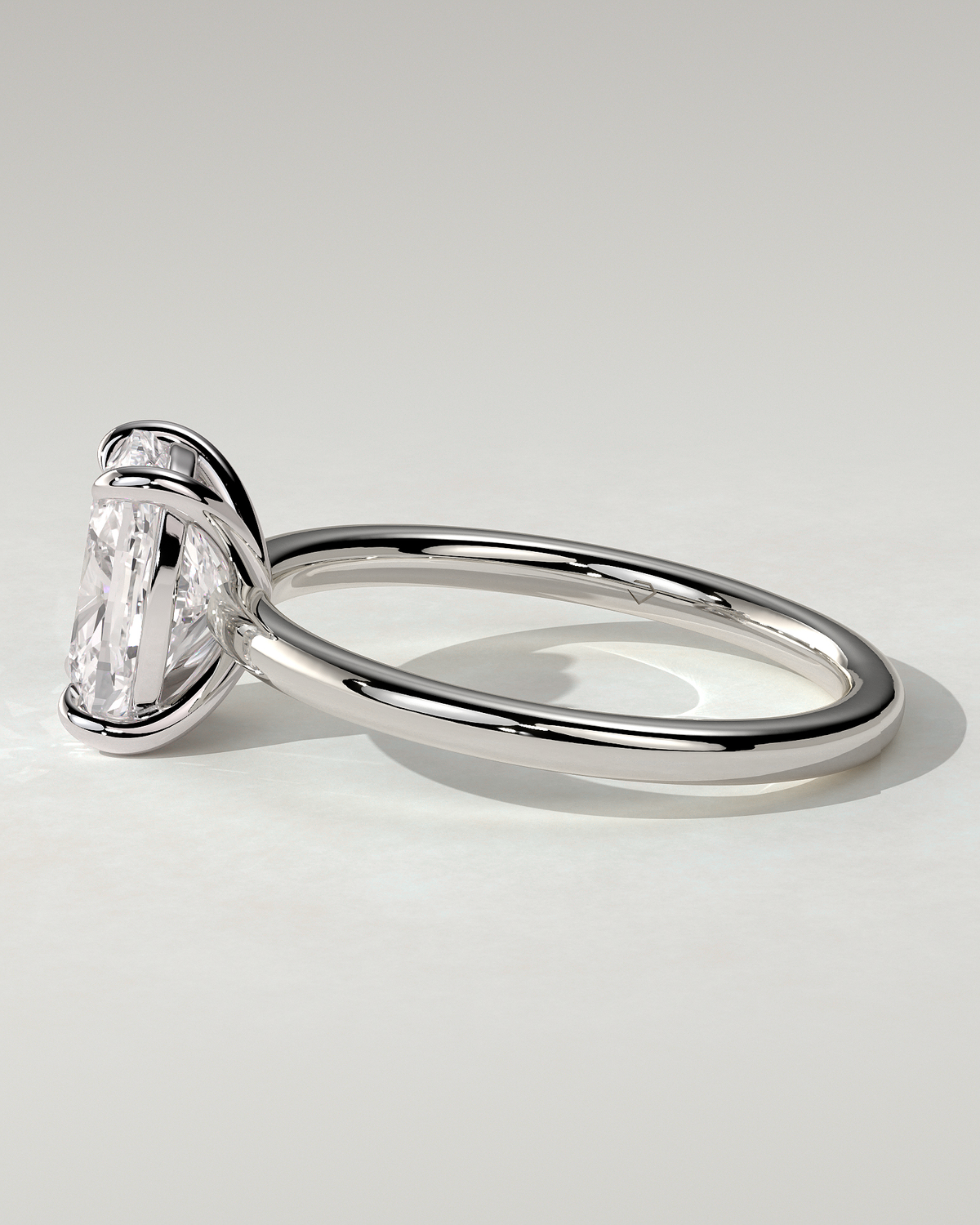 Leonora Solitaire Cushion Ring