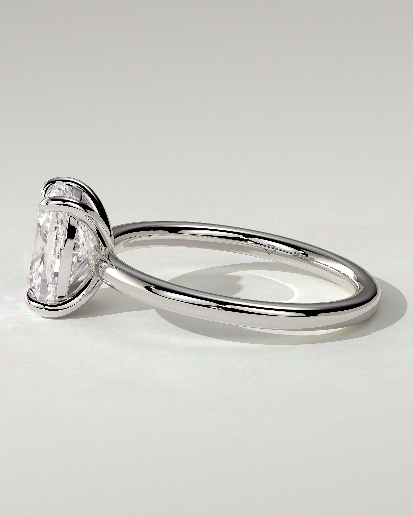 Leonora Solitaire Cushion Ring