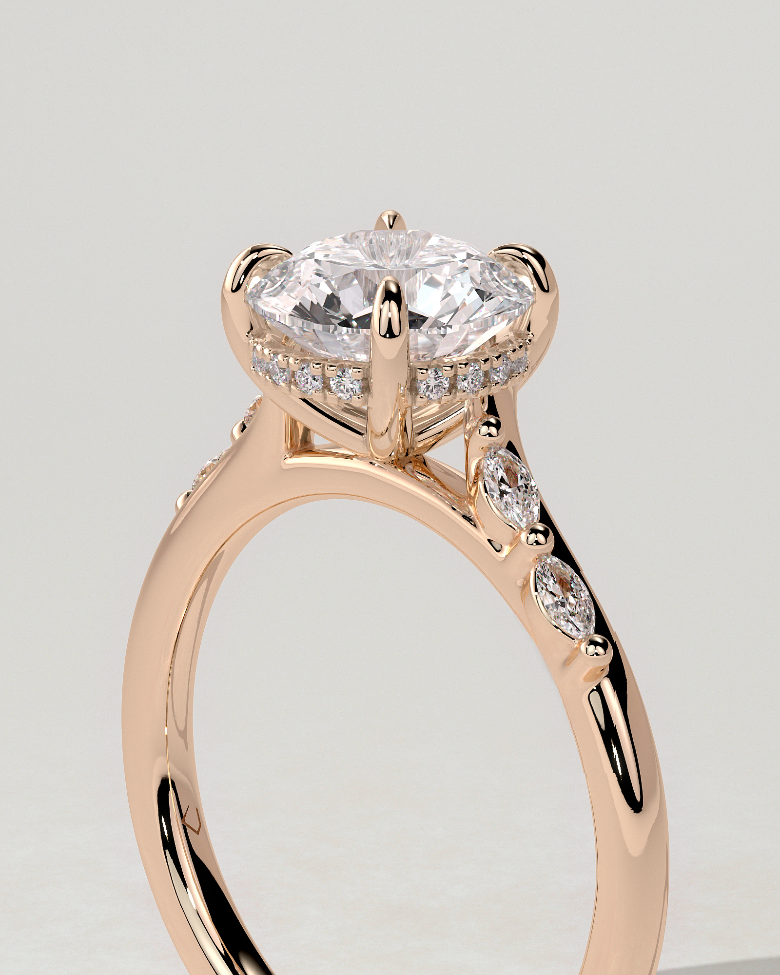 Leslie Solitaire Round Ring