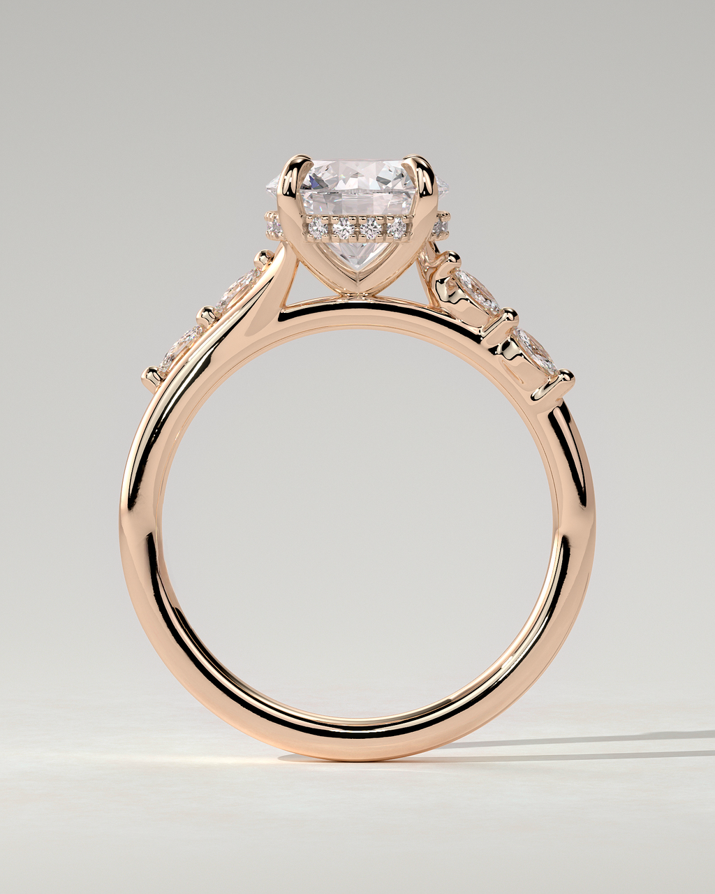 Leslie Solitaire Round Ring