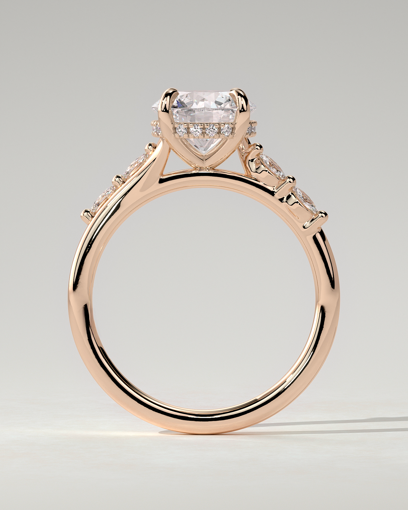 Leslie Solitaire Round Ring
