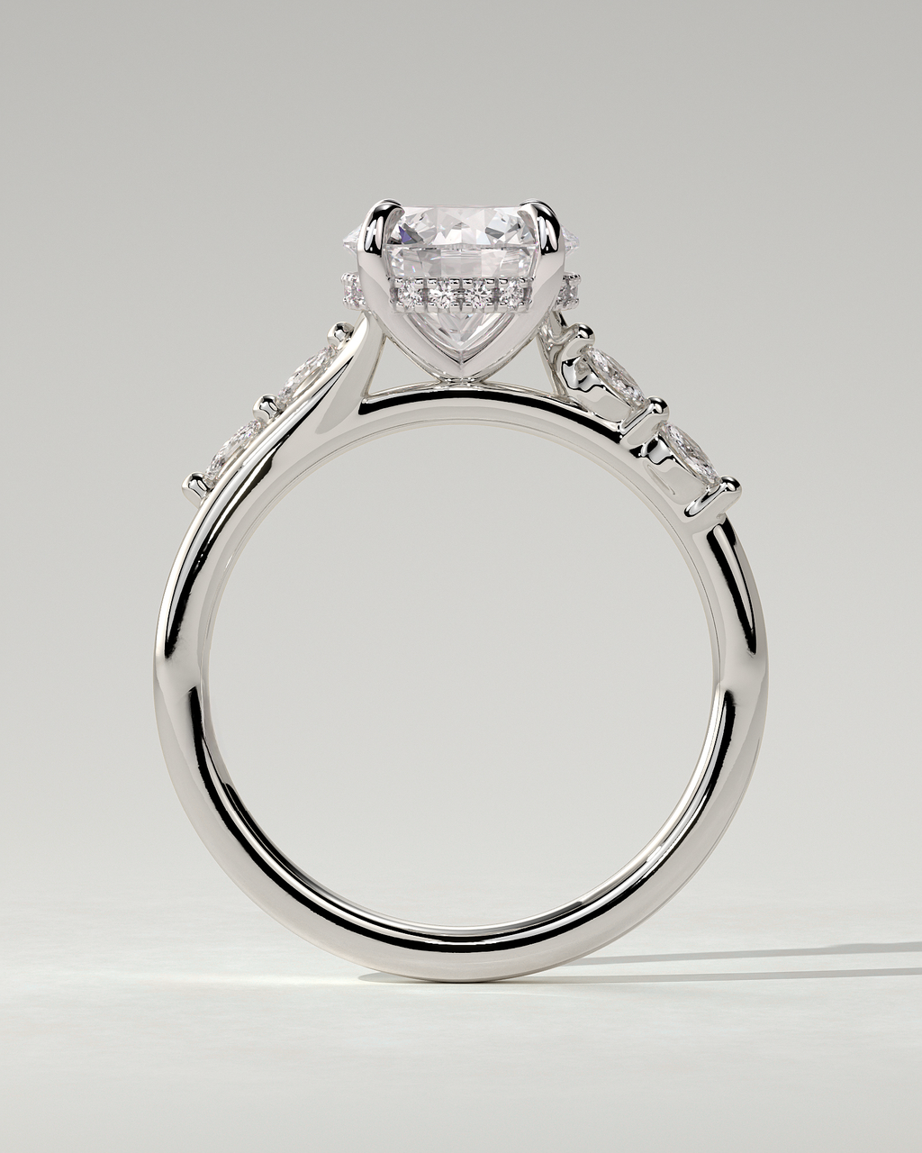 Leslie Solitaire Round Ring