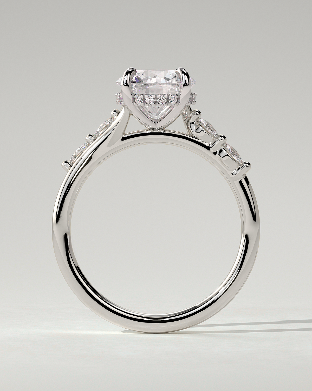 Leslie Solitaire Round Ring