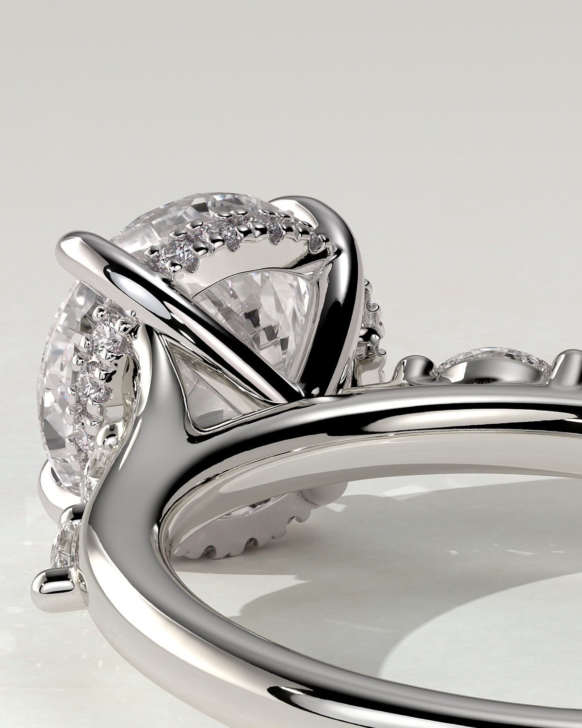 Leslie Solitaire Round Ring