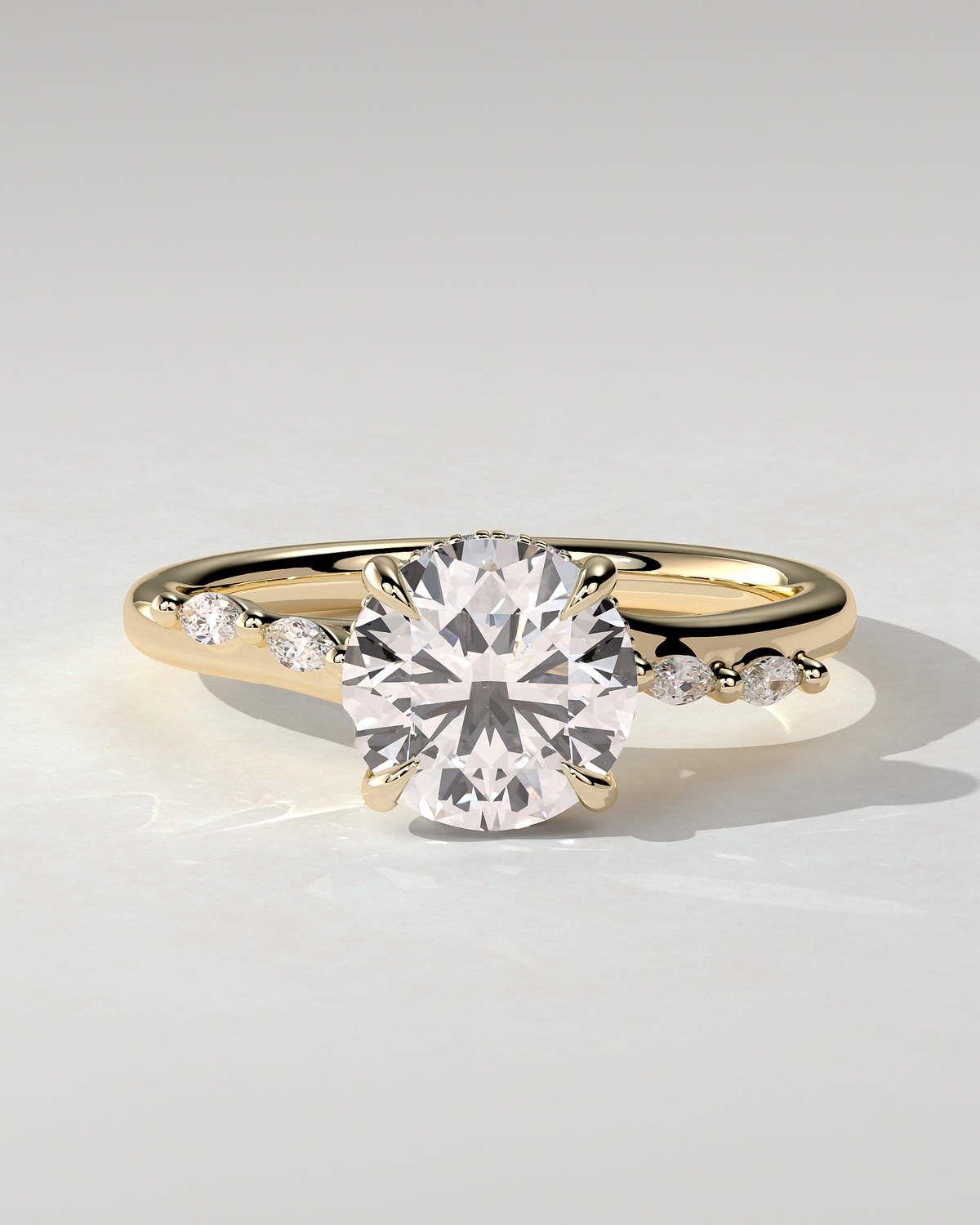 Leslie Solitaire Round Ring