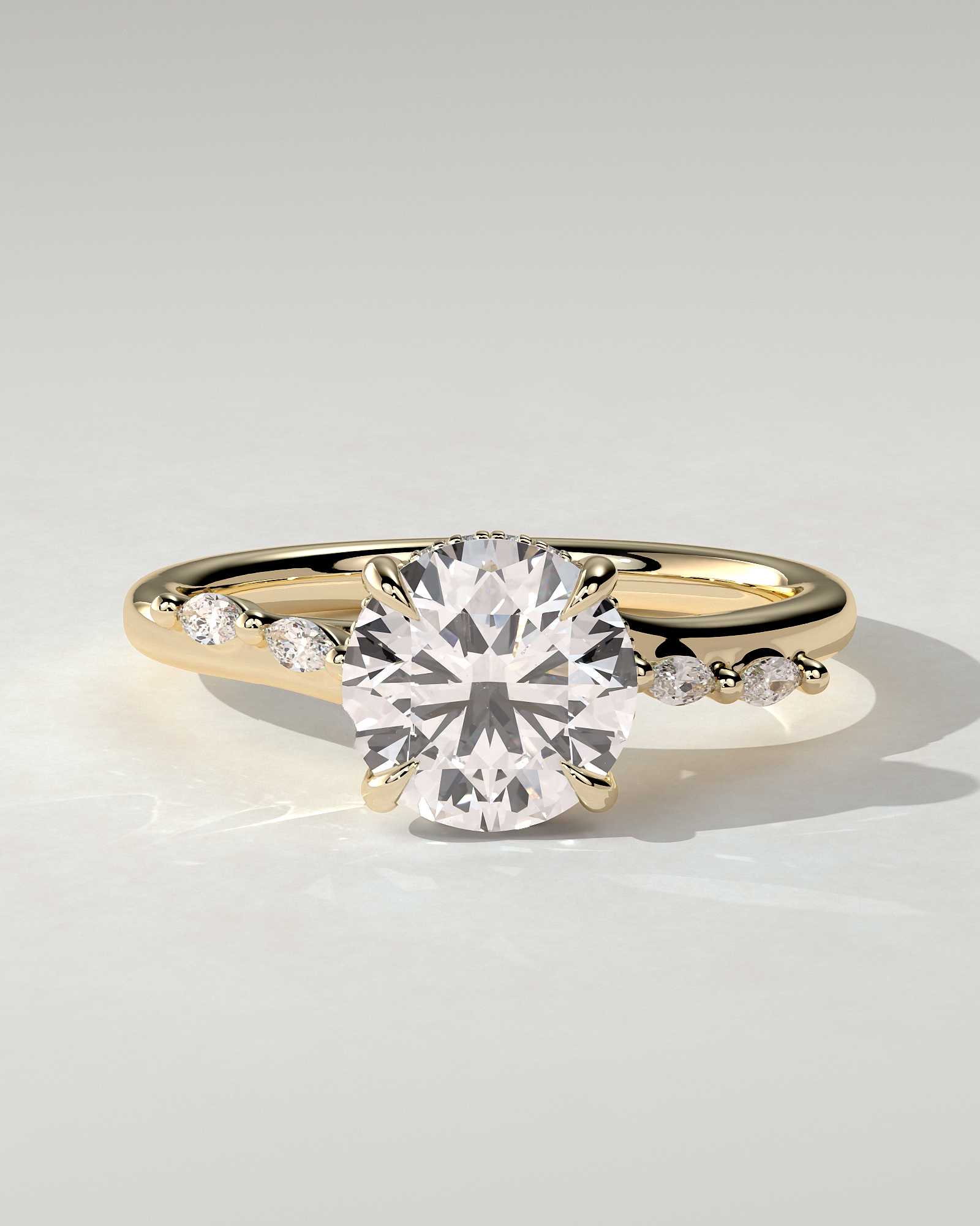 Leslie Solitaire Round Ring