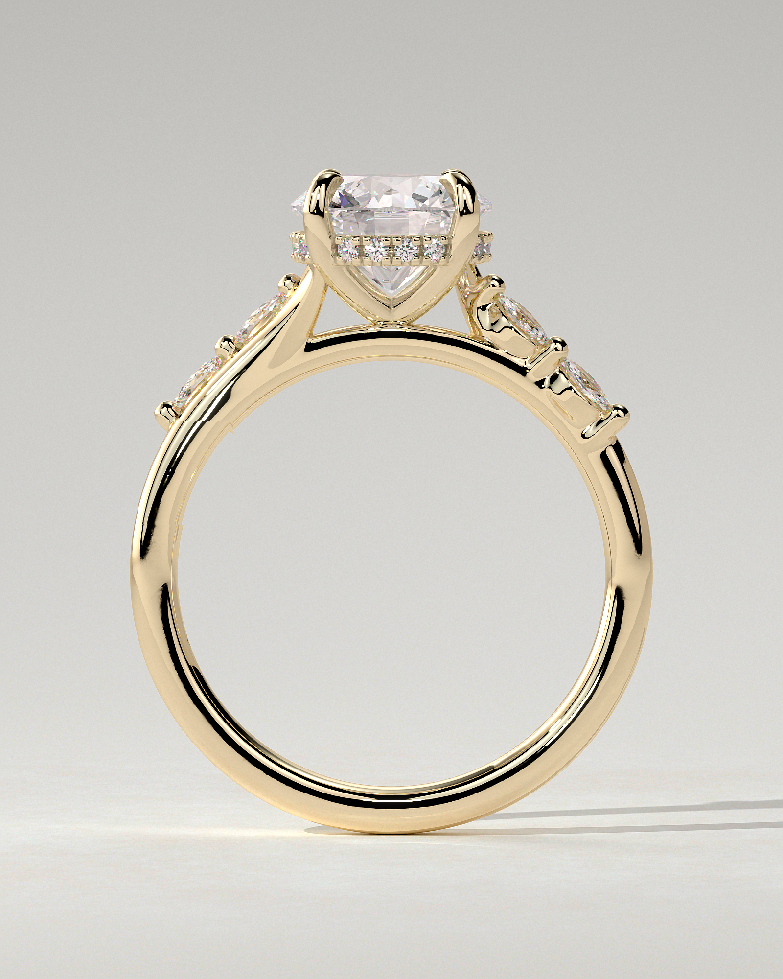 Leslie Solitaire Round Ring