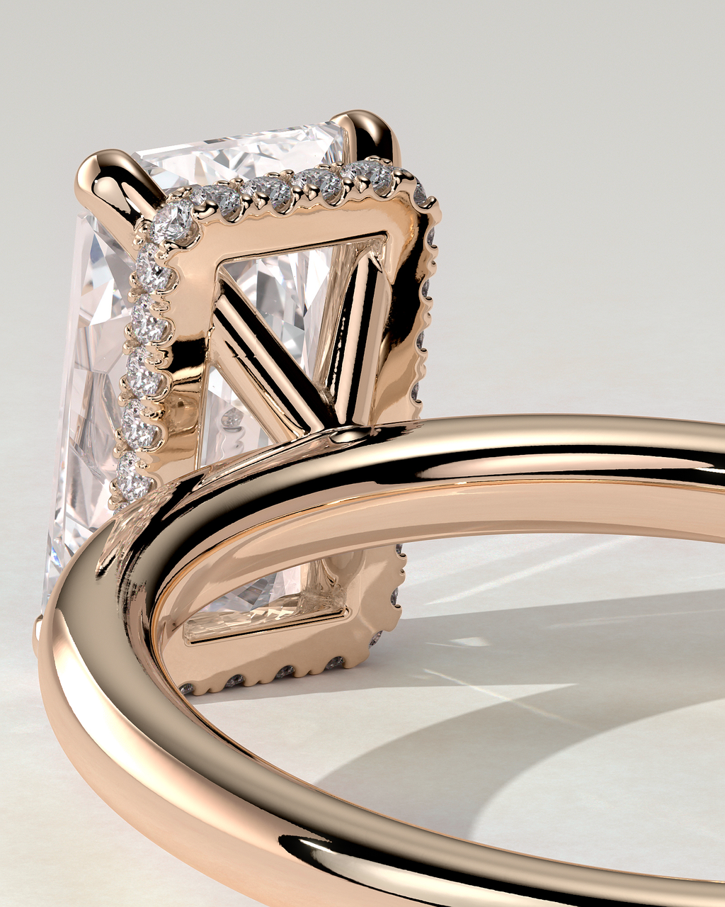 Liberty Solitaire Radiant Ring