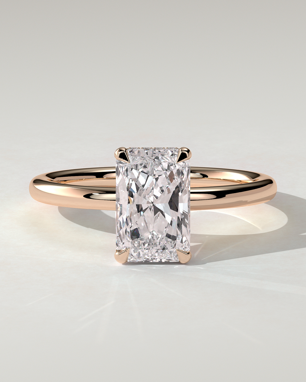 Liberty Solitaire Radiant Ring
