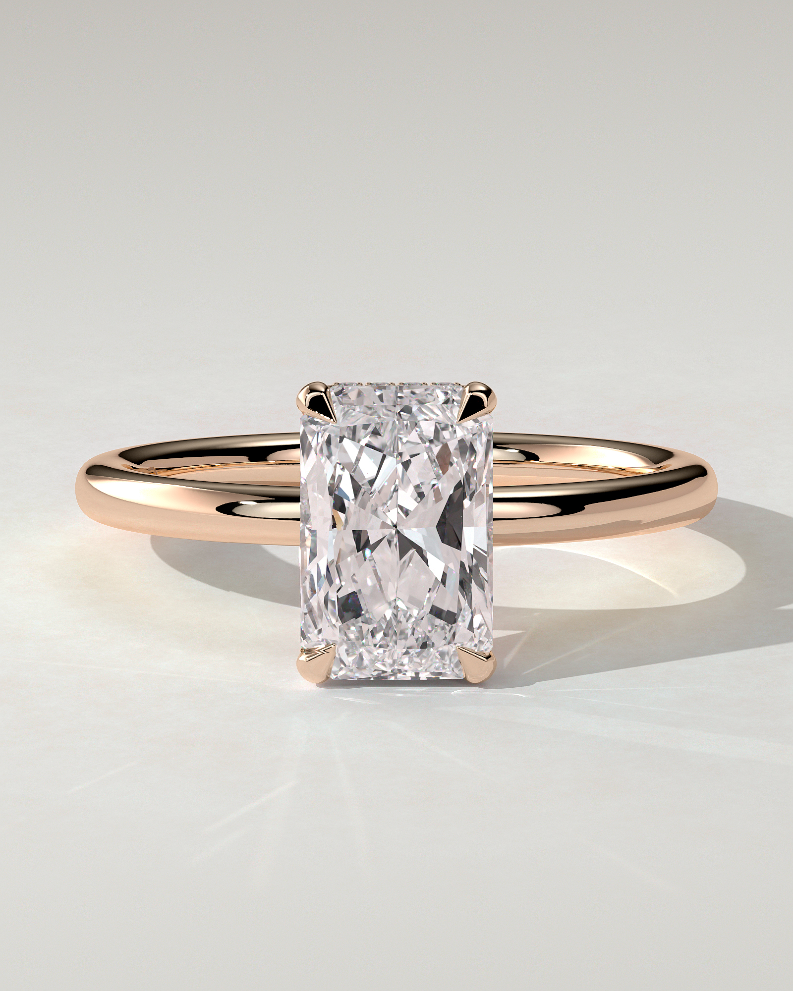 Liberty Solitaire Radiant Ring
