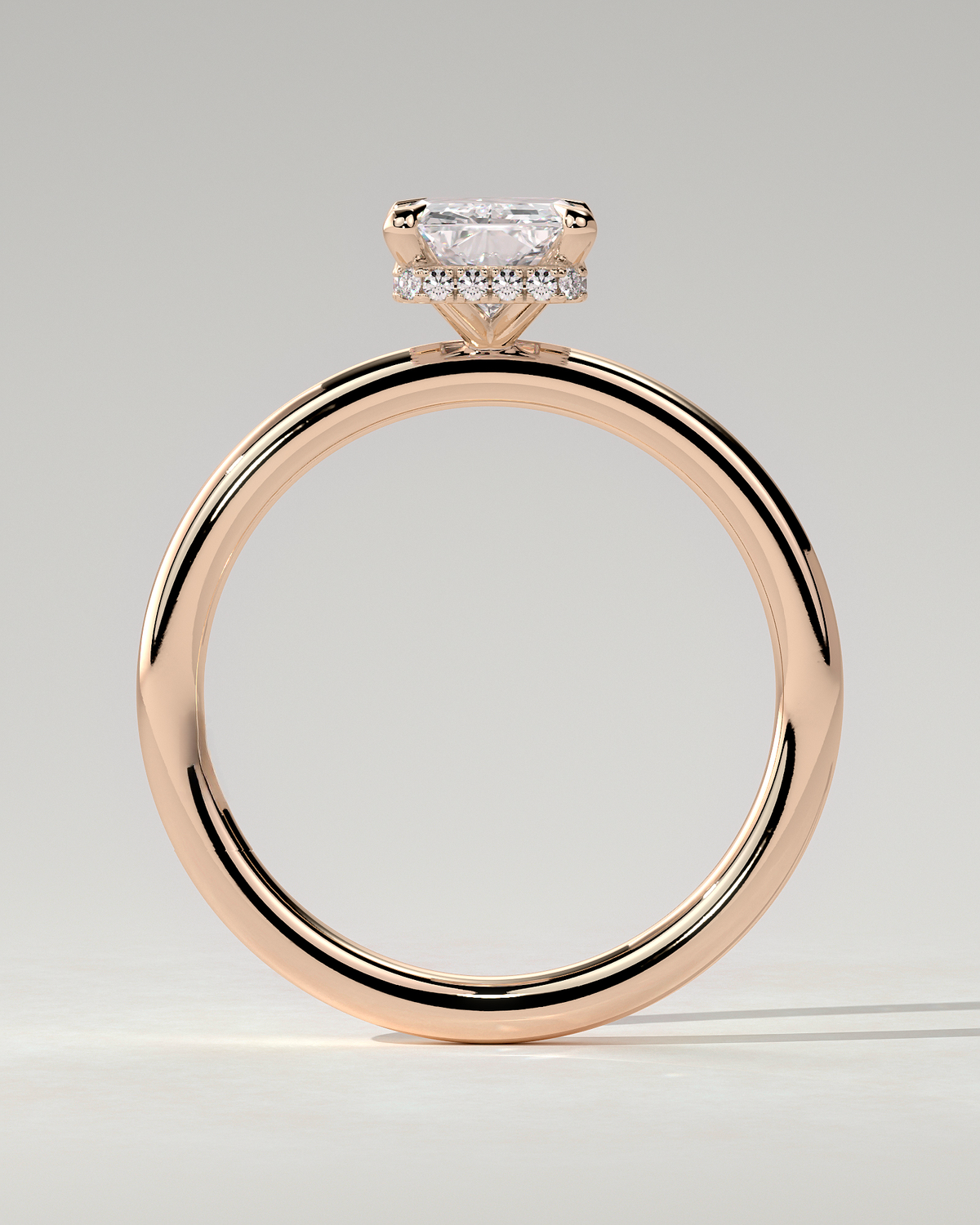 Liberty Solitaire Radiant Ring