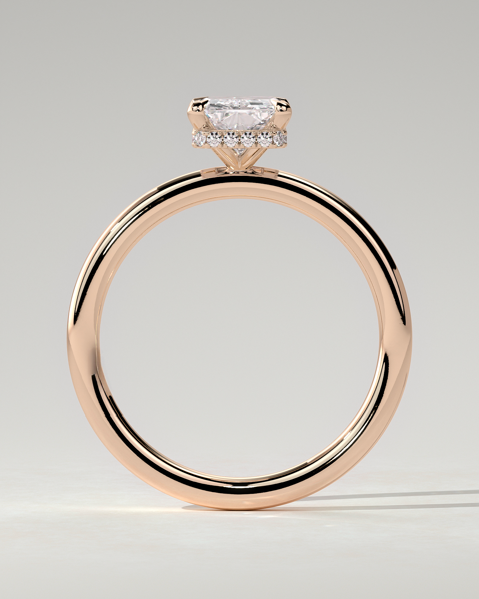 Liberty Solitaire Radiant Ring