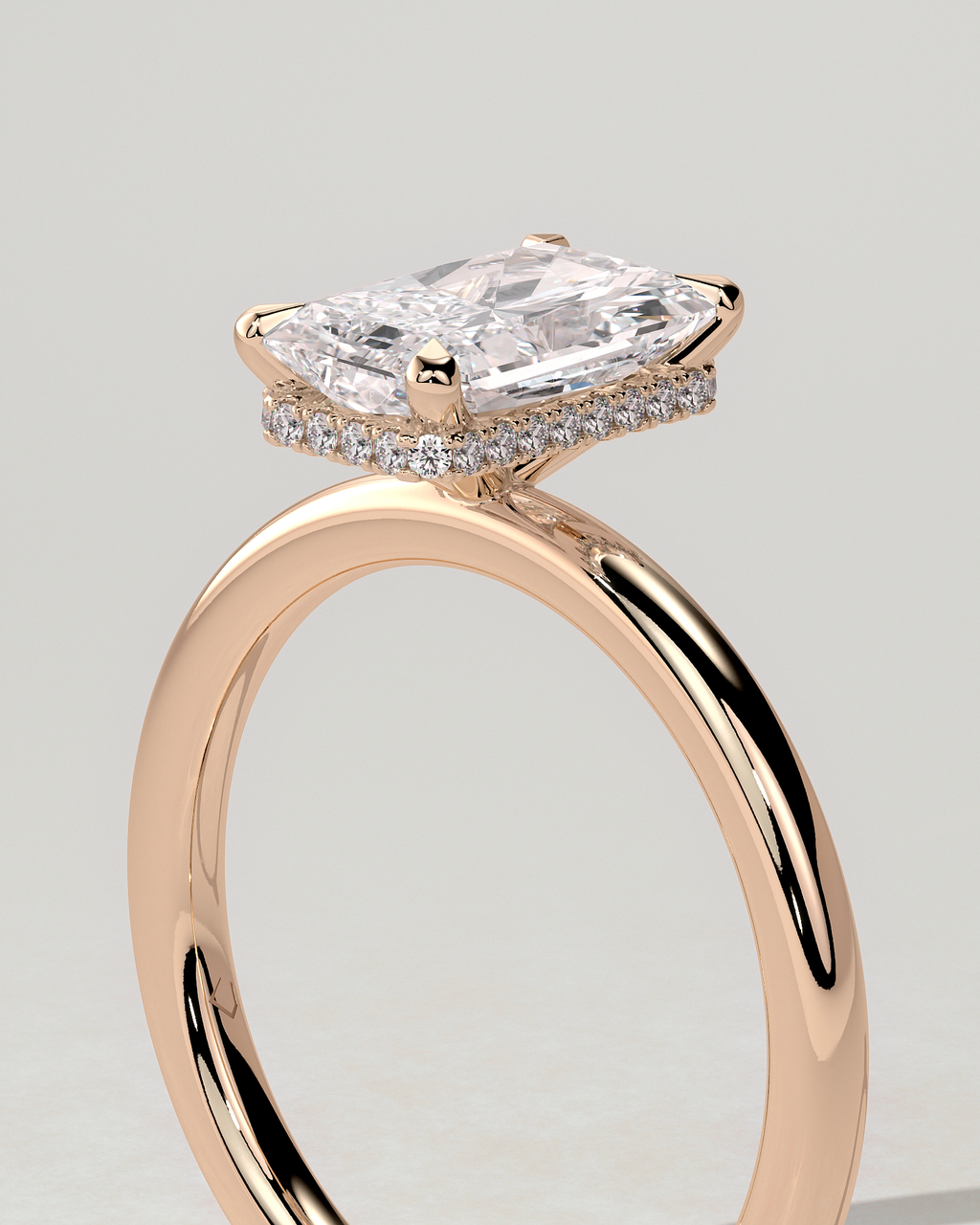 Liberty Solitaire Radiant Ring