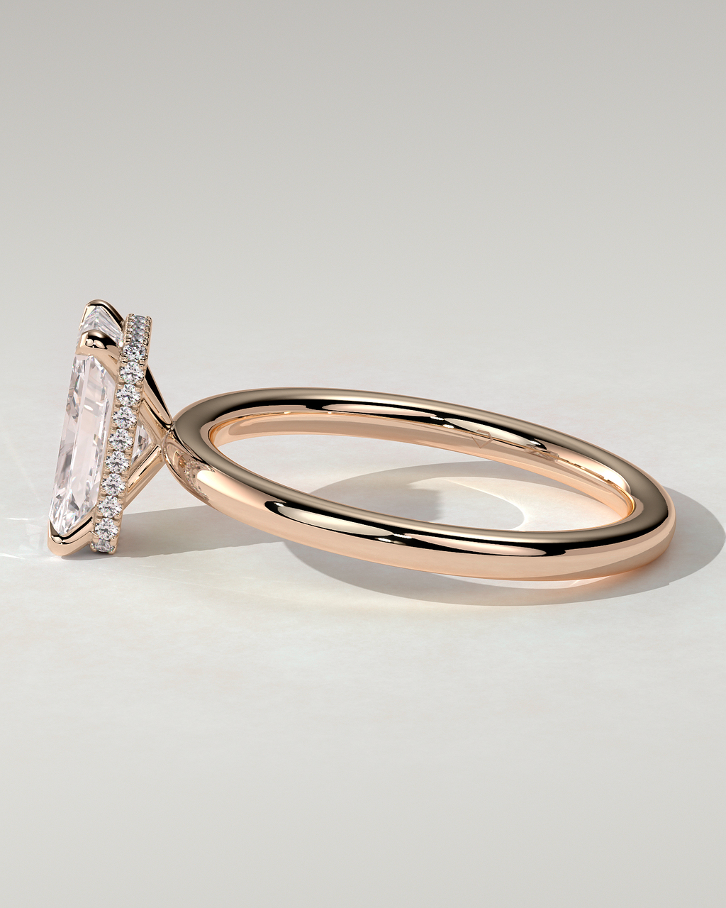 Liberty Solitaire Radiant Ring