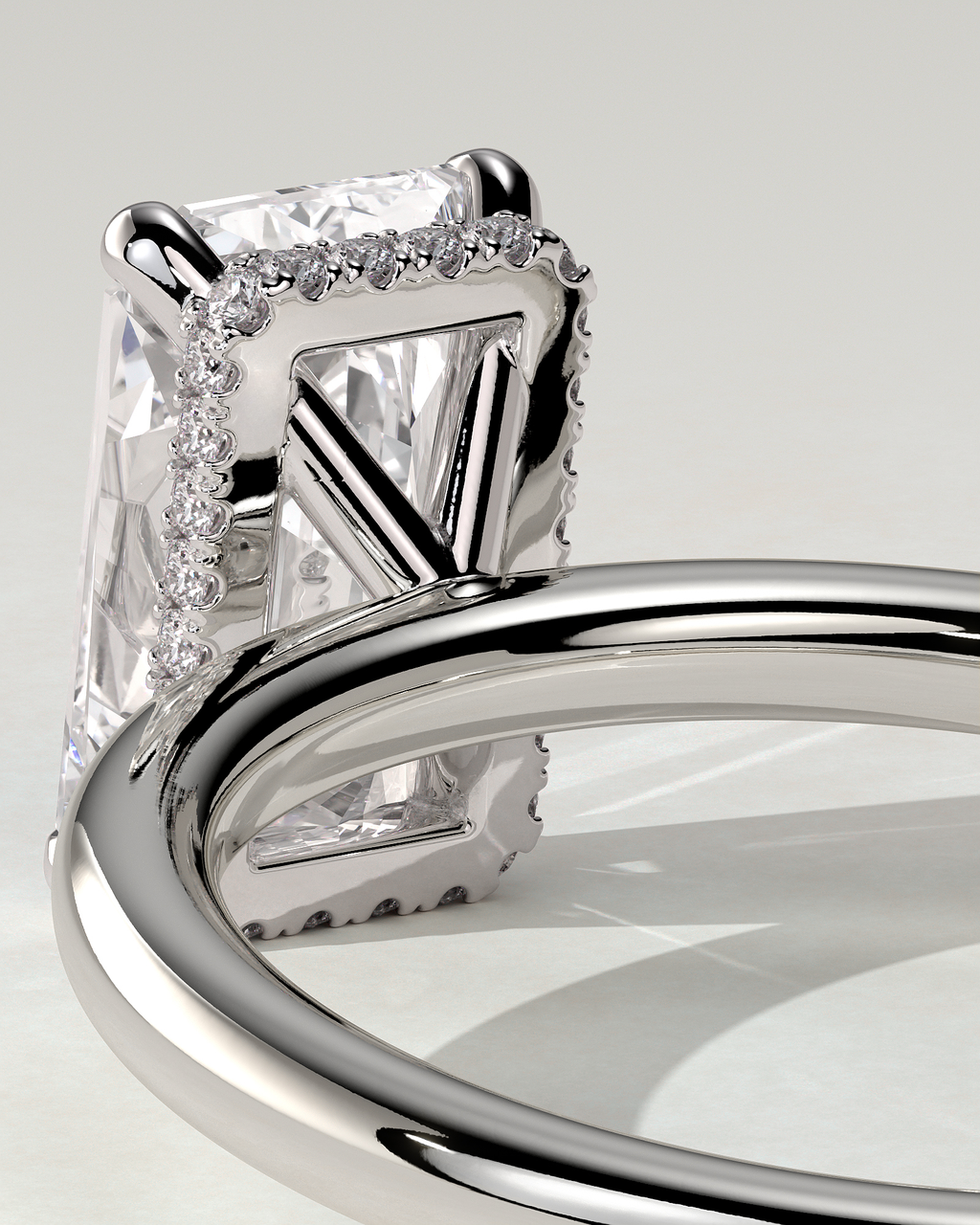 Liberty Solitaire Radiant Ring