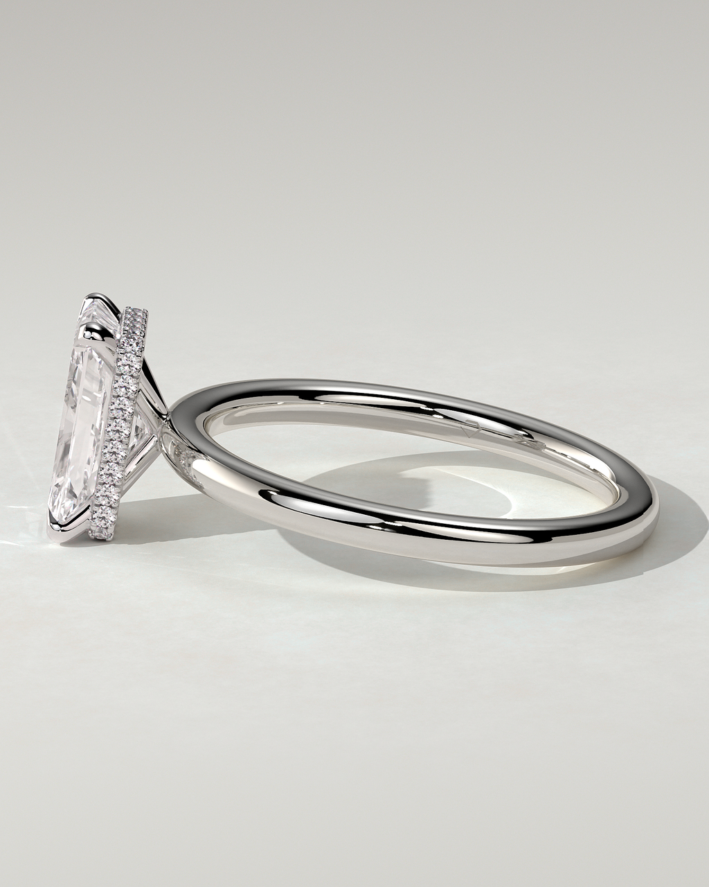 Liberty Solitaire Radiant Ring