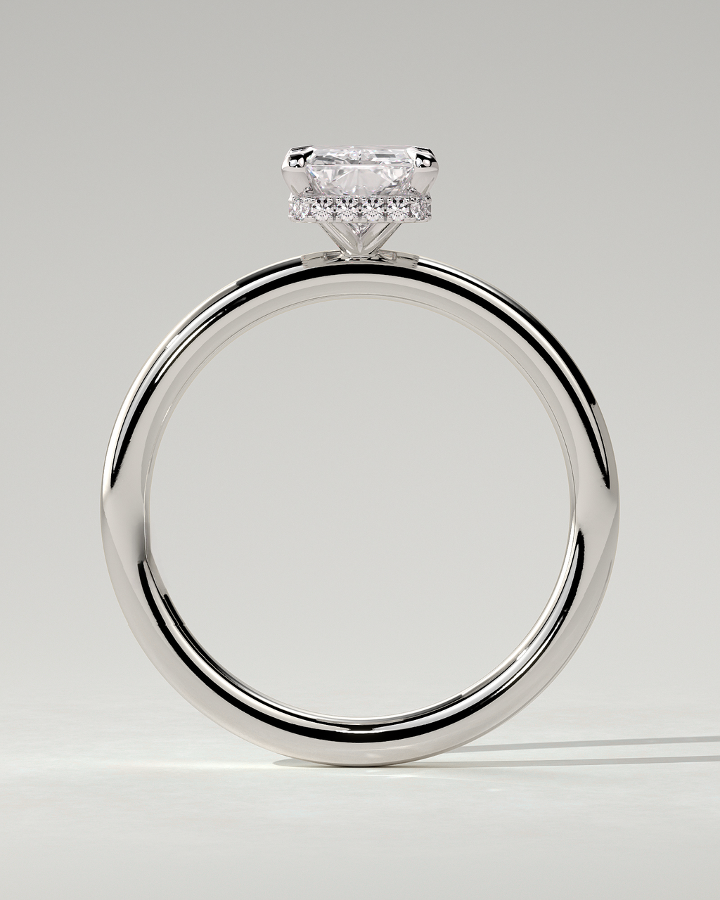 Liberty Solitaire Radiant Ring